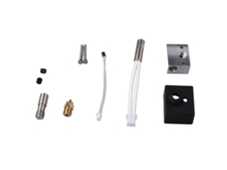 Bloque Calentador De Aluminio Extruder Com Bico 0.4mm E Termistor Ntc100k Kit Hotend Para Ender3 S1 260℃