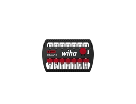 Conjunto De Bits WIHA Bitbuddy®, Bits Ty De 49 Mm Pozidriv, Torx®, 8 Unid. 1/4' (42118)