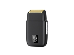 Barbeador Elétrico 3 Velocidades Lâminas Flutuantes Duplas Úmido E Seco Display Led Usb Preto Yunzii