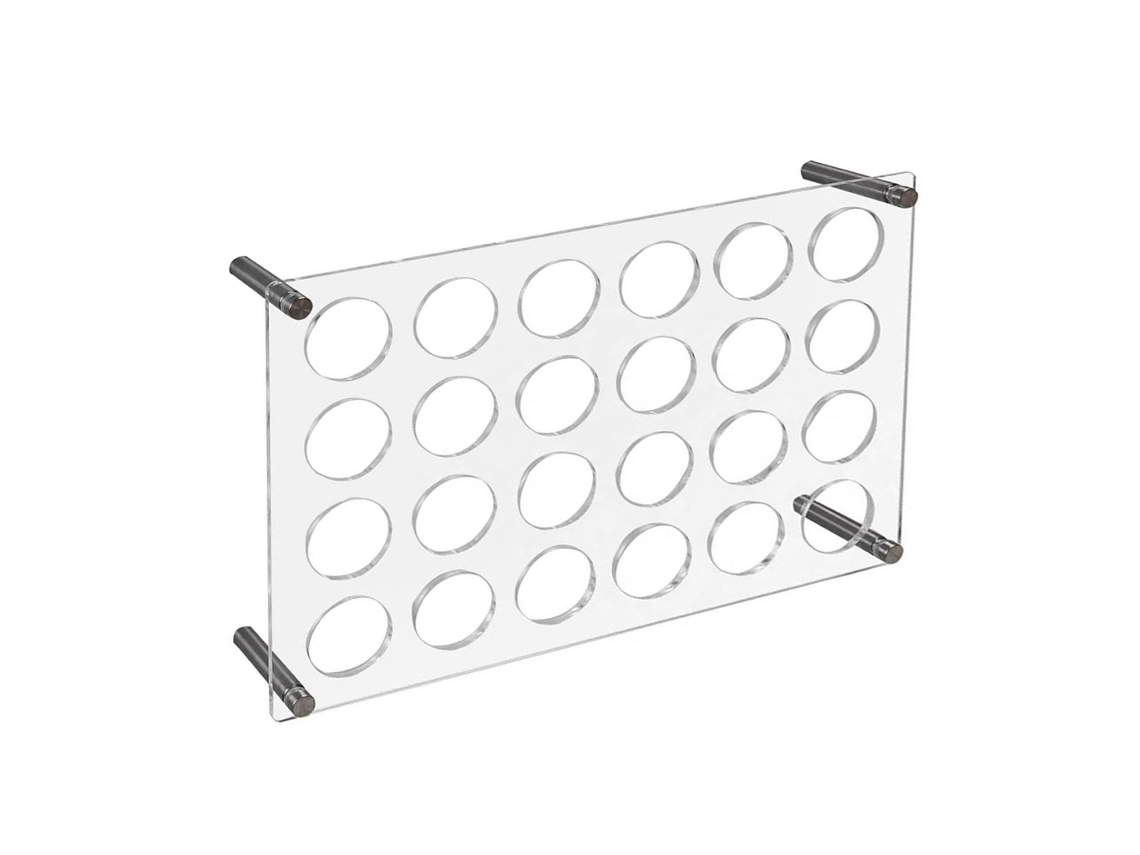 Organizador De Cápsulas Café Com Suporte Durável Em Acrílico Para Armazenamento E Exibição.