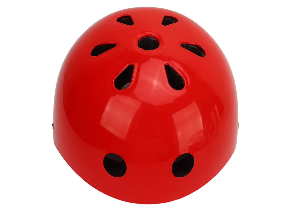 Capacete Infantil Ajustável, Leve e Confortável para Patinete, Bicicleta, Patins e Longboard, Vermelho
