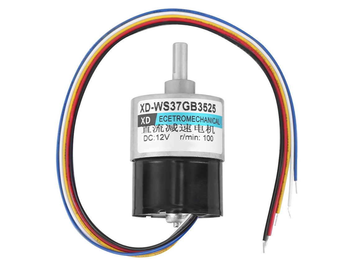 Motor Brushless Com Redução 12v Dc 7w 100r/min Cw/ccw