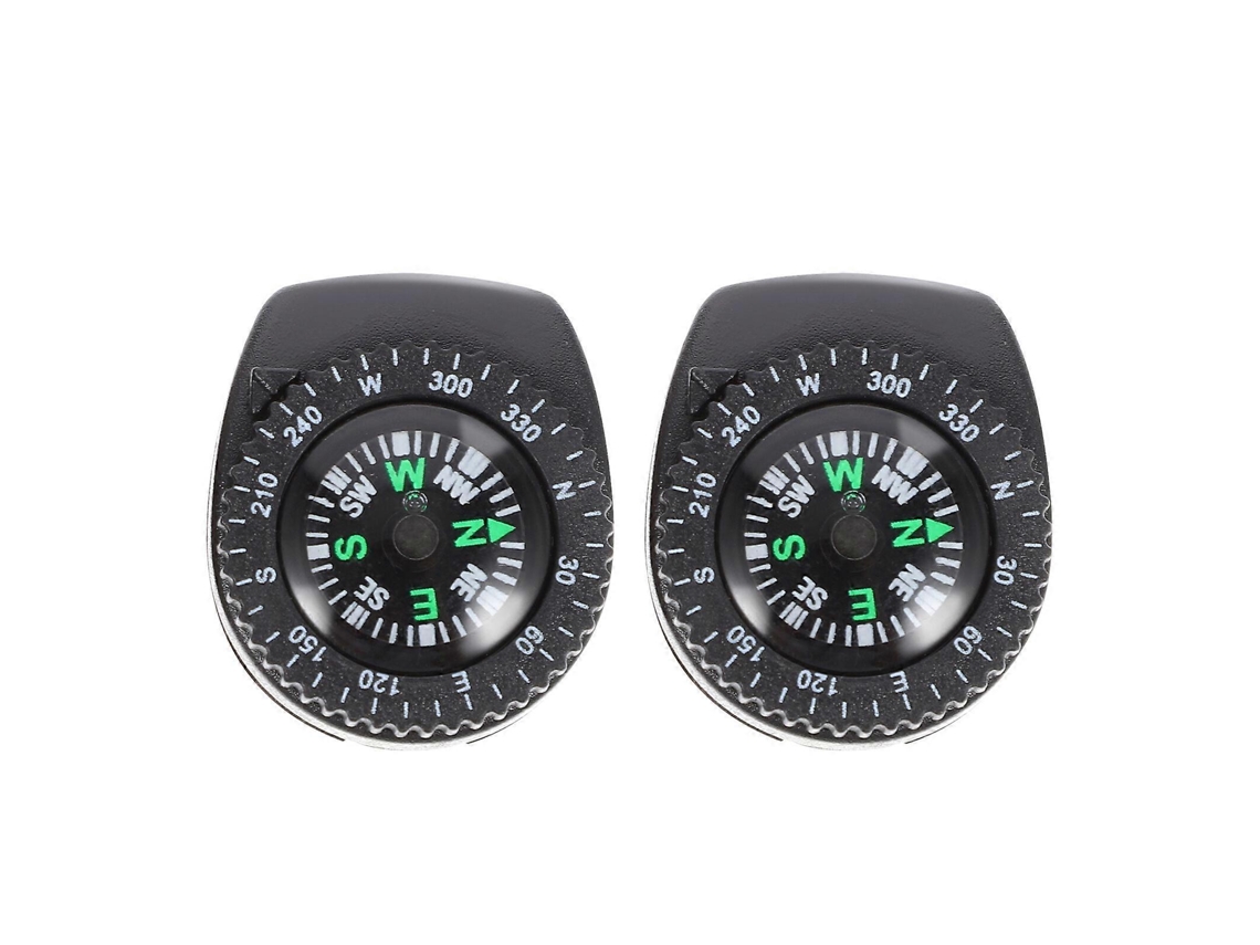 Rebe-2 Brújulas Desmontables Impermeables Portátiles Para Camping Y Supervivencia, Aplicables A Relojes