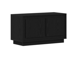 Móvel Tv Carvalho Preto 80 X 35 X 45 Cm MAISON EXCLUSIVE