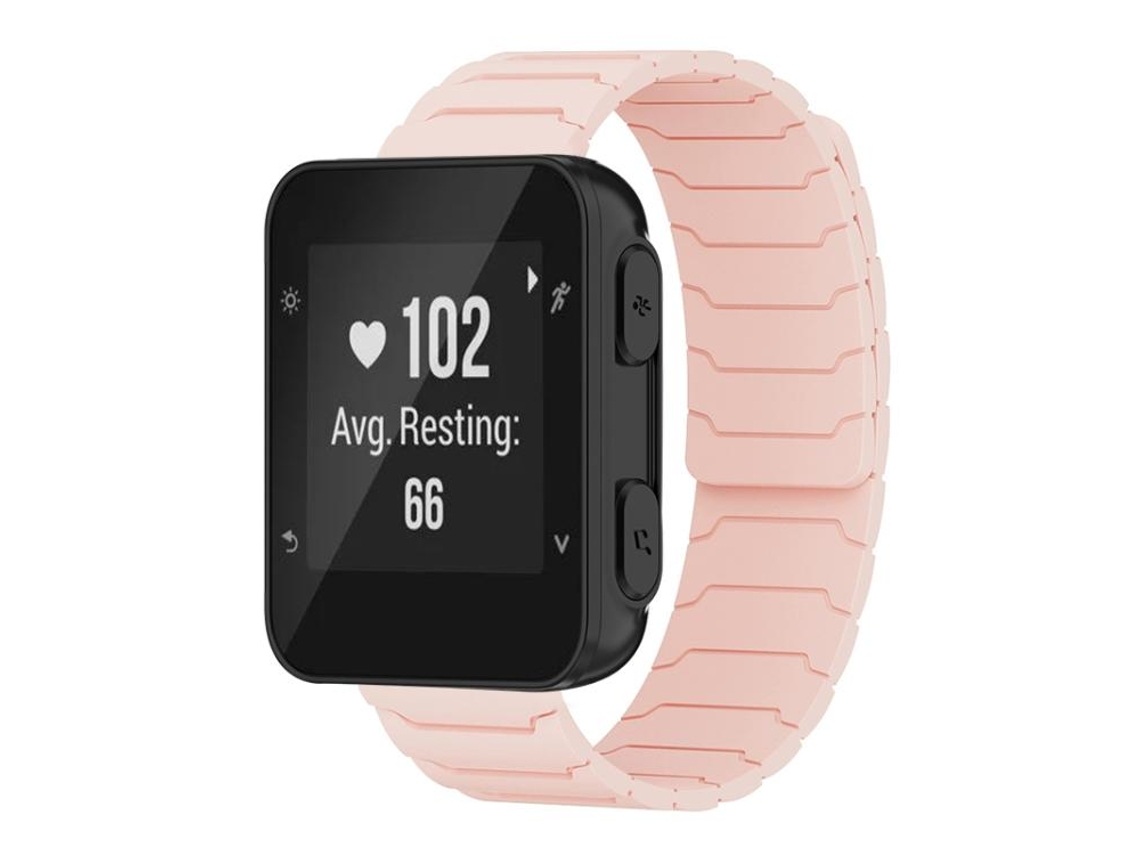 Bracelete para Garmin Silicone esportivo cor sólida, fivela de aço preta e azul escuro XIAOMOYU (22mm)
