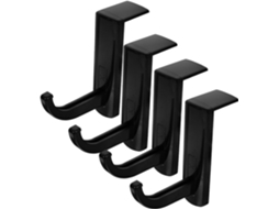 Suporte para Fones de Ouvido com 12 Ganchos para Uso Embaixo da Mesa. SFUSHOS