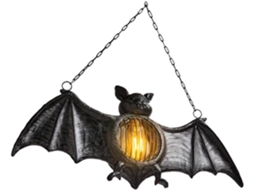 1 Morcego Luminoso Para Decoração De Halloween, Morcego Decorativo De Halloween, Luz De Morcego Led Para Festa, Elegante Luz De Jardim Gokoco