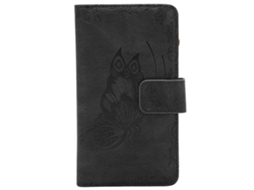Capa de Couro LAXISCREED para Iphone 12 Pro Preta