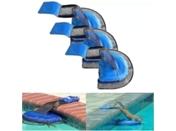 Plataforma Flotante Para Piscina Para Rescatar Animales Con Rampa Cómoda Decoración Práctica Limpieza Fácil Instalación
