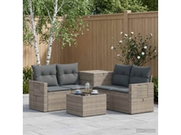 Vidaxl Conjunto De Sofás 6 Unid. Cinza E Cinza Escuro