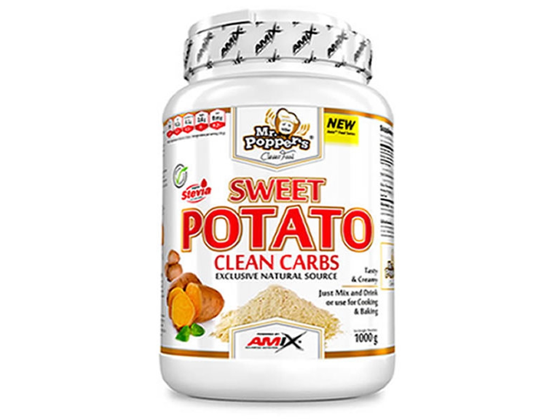 AMIX Clean Batata Doce Hidratos de Carbono 1 kg Creme de Bolachas