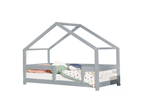 Cama Cabana Infantil Lucky 90 X 160 Cinzento BENLEMI
