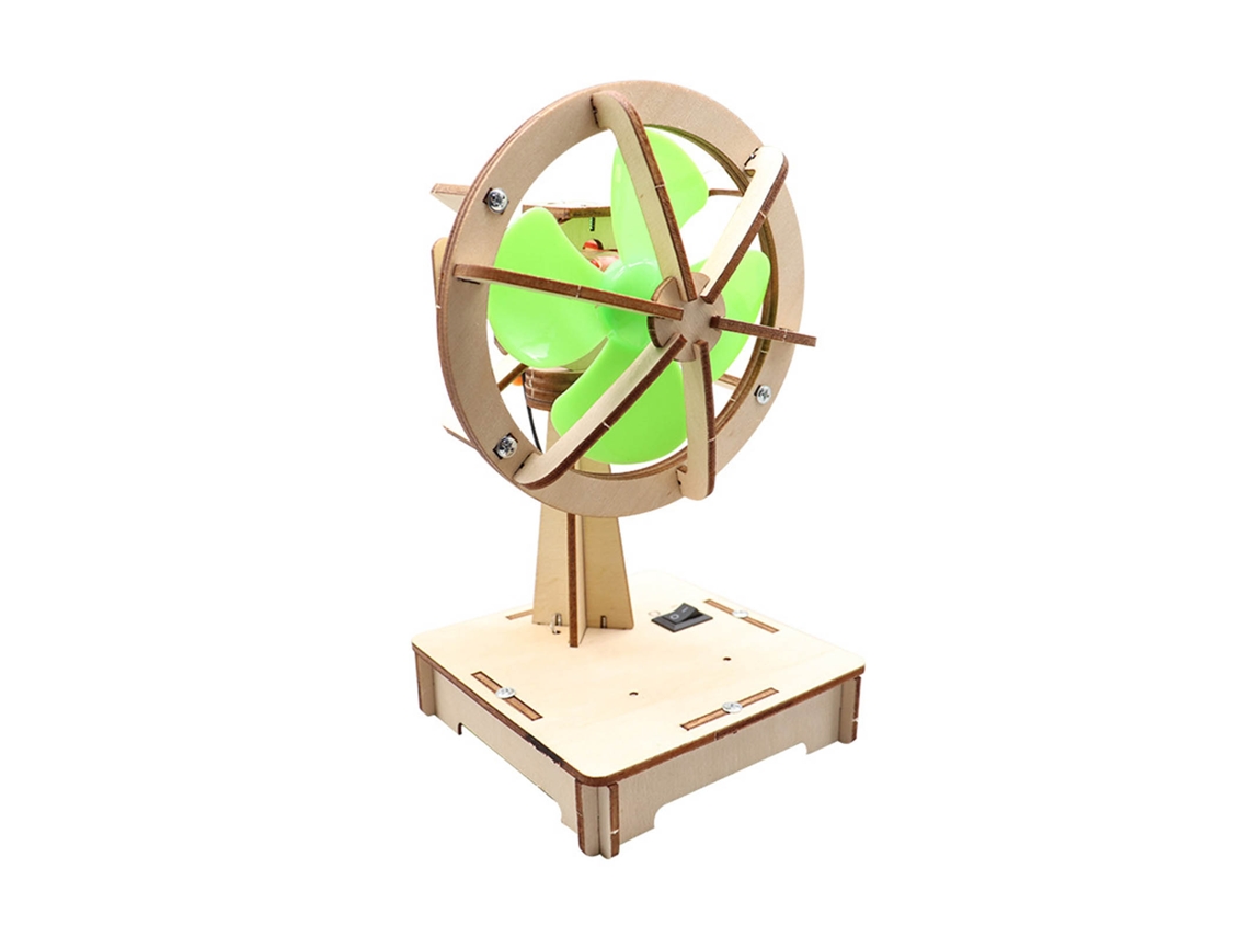 Kit de Construção Diy de Ventilador Elétrico para Crianças