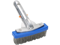 Escova de Aço AQUAFORGE 5,5 polegadas inox para piscina paredes fundo degraus e azulejos