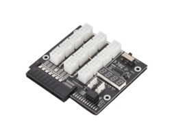 HURRISE Mining Gpu Board 12 Portas 6Pin Led Voltage Display 2200Watts Module 12V Psu Fonte de Alimentação 800W Mainboard para Gpu