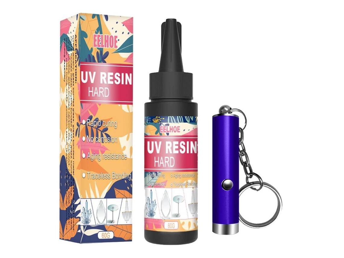 Mali kit de Resina Uv Transparente Dura com Ferramentas para Moldagem e Revestimento Cura Rápida