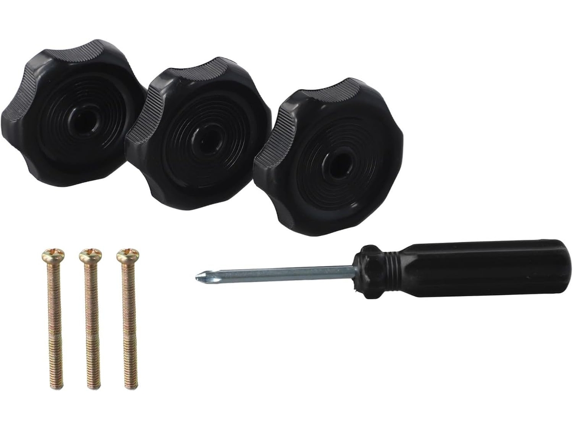 Conjunto De 3 Puxadores Para Janelas E Ventilação Caravanas, Marrons, Com Diâmetro De 2a 1, 4 Polegadas E Haste De 1 Polegada