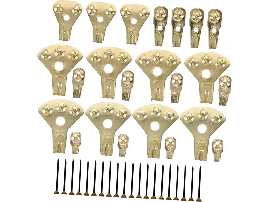 Topbathy 1 Conjunto De Crochês Decorativos Kit De Suspensão Para Fotos Crochês Robustos Boîte De Rangement