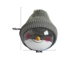 Enfeite de Natal KKVOGMLE Bola Boneco Quebra Branco
