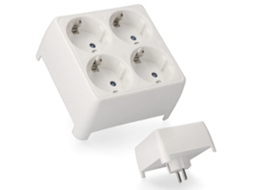 Edm Adaptador Quádruplo Shrink Schuko R40055