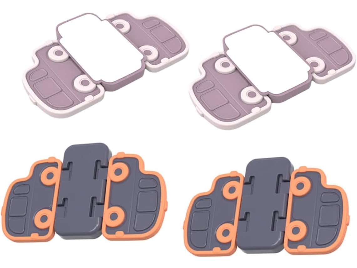 Conjunto de 4 Peças de Fechaduras para Janelas e Portas de Correr, Cor Deep Lotus. CHABERLU