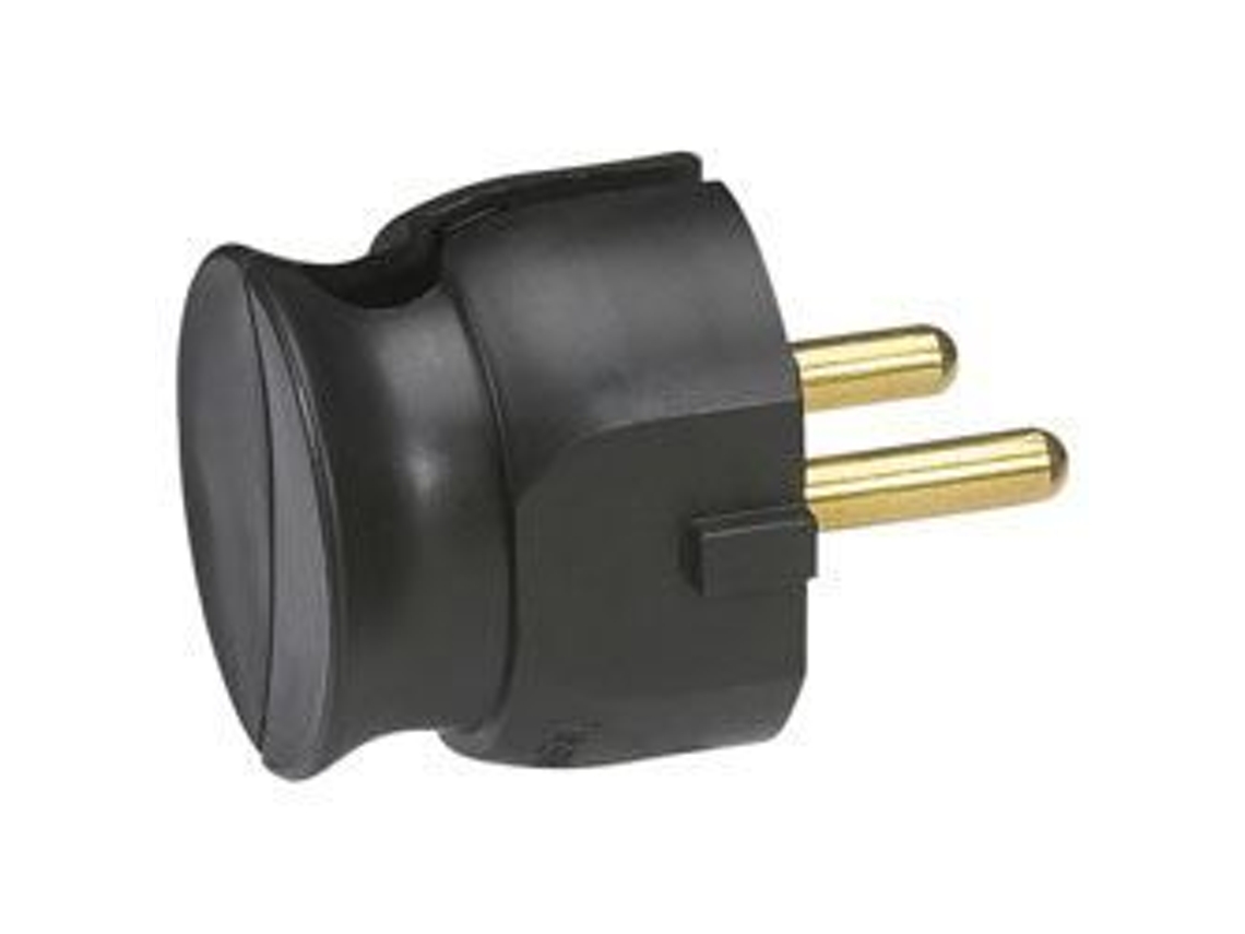 Plug M 2p 16a Ext.flat Preto S/c 93984 Legrand