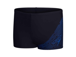 Boys Medley Logo Aquashort True Navy / True Cobalt Speedo