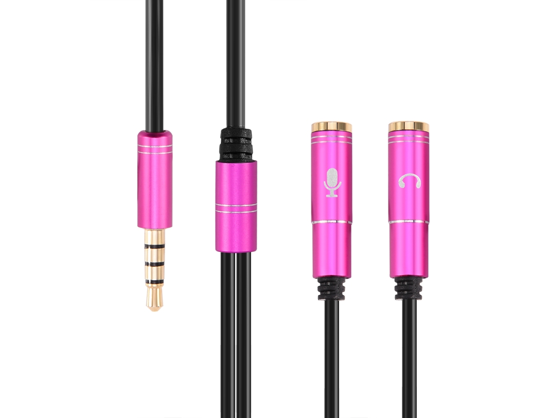 Divisor Áudio 3.5mm LAXISCREED 1 Macho 2 Fêmeas