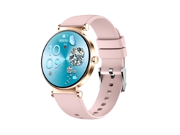 Smartwatches Yizhood Y16 Feminino (ecrã Amoled - Monitoramento De Saúde - Múltiplos Desportos - Função De Chamadas - Ouro Rosa)