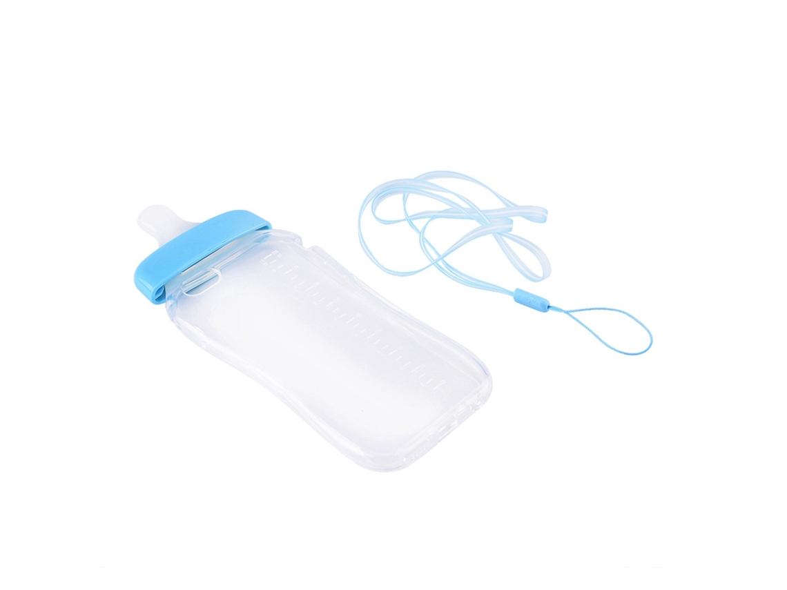 Capa de Silicone para Celular com Design de Garrafa de Leite EOOCOO