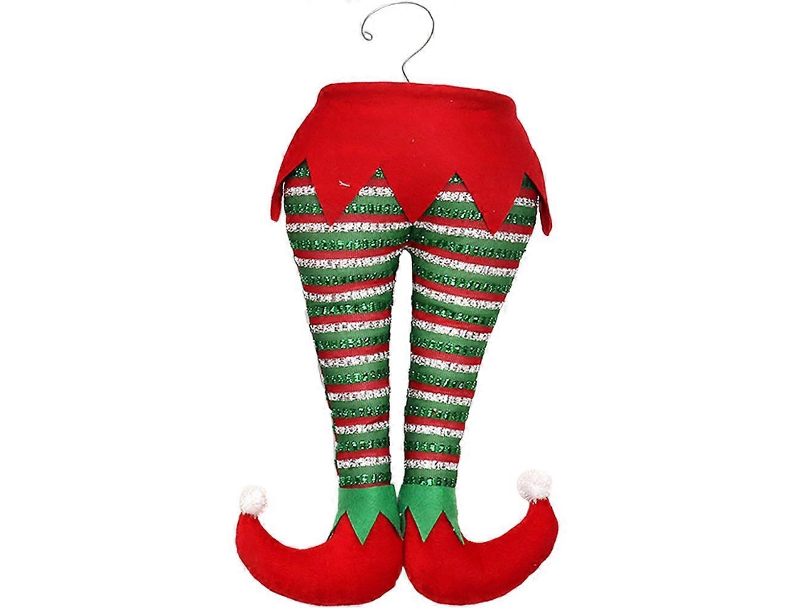 Enfeite De Natal Com Pernas De Elfo Para Árvore De Natal, 53 X 27 X 10 Cm, 1 Peça Olysi Shop