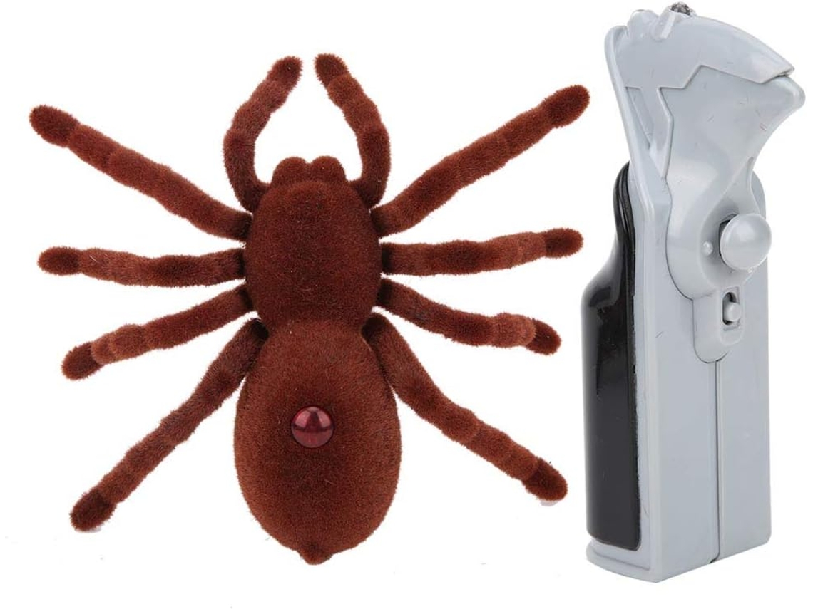Aranha De Halloween Falsa, Aranha Assustadora E Macia Com Controle Remoto, Brinquedo De Aranha Altam Gokoco