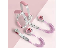 Guia Infantil Com Cordão De Segurança Para O Pulso, Segura Para Atividades Ao Ar Livre, Viagens E Compras.2m Rosa Hexinyigjly