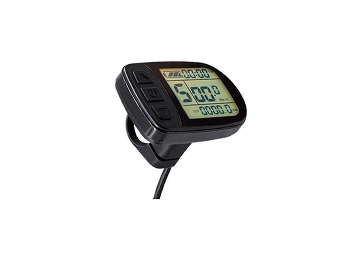 Display KT LCD5 para Bicicleta Elétrica 24V 36V 48V com Controle de Velocidade e Bateria