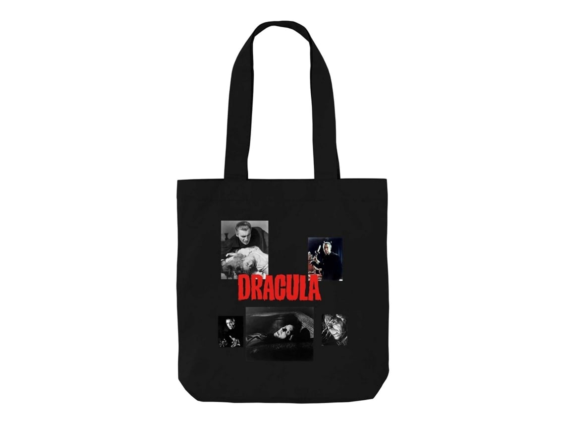 Bolsa Tote AQUAFORGE com tema de filme de terror, tamanho único
