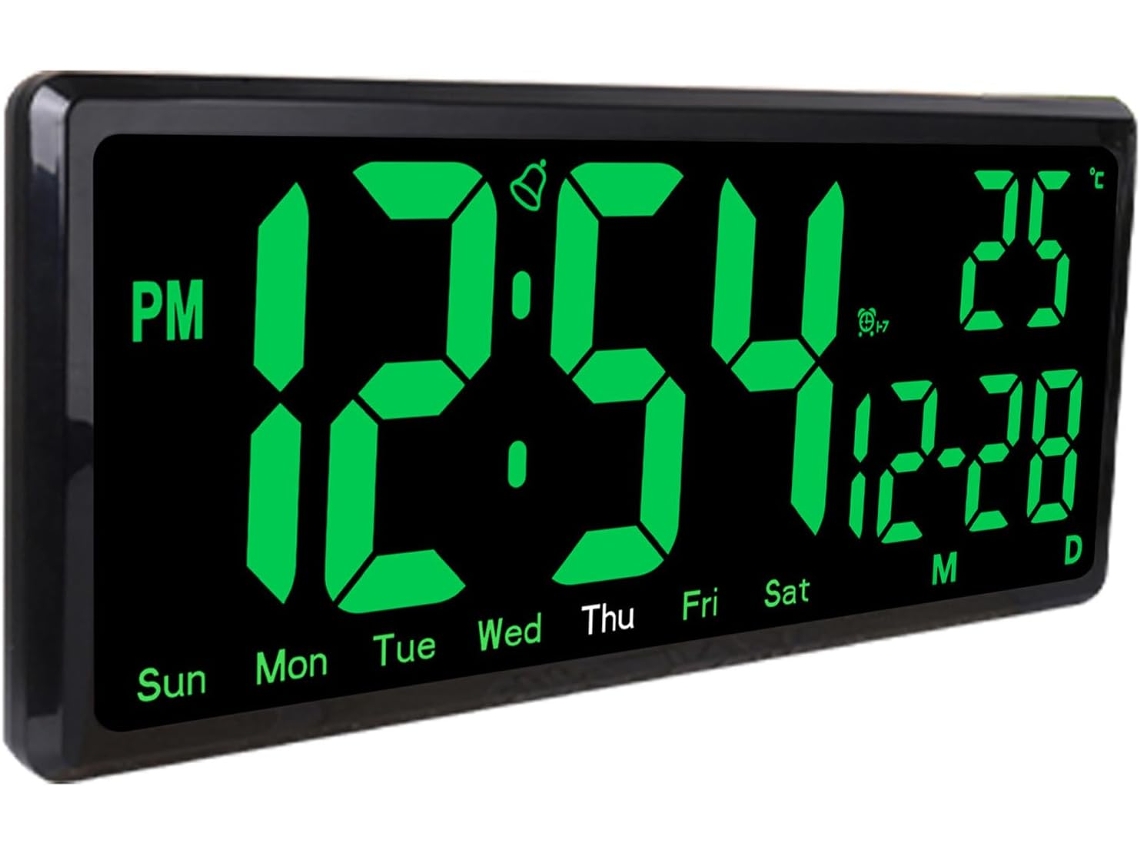 Despertador Digital Led Funcional Com Visor De Temperatura, Que Adiciona Um Toque De Estilo A Qualquer