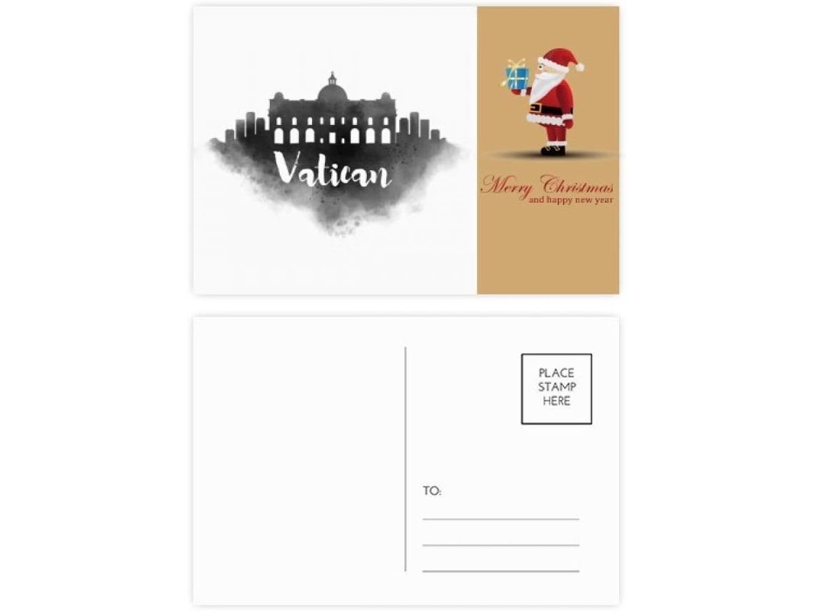 Conjunto de 20 Cidade do Vaticano, Itália Cartões postais com o Tema Papai Noel 14,6 X 9,8 Cm