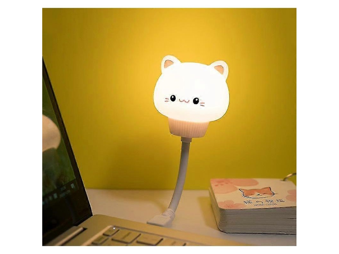 Luz De Noite Led Para Crianças Com Carregamento Usb, Silicone Sem Bpa, Controle Remoto E Função De Temporizador