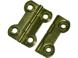Conjunto De 4 Dobradiças Sofisticadas Em Formato De Borboleta, Em Latão Folheado, 38 X 28 Mm