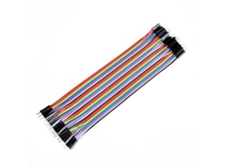 Fasst cabo Dupont Jumper de 40 pinos, 10/20/30cm, M M F, para placa Arduino, silicone
