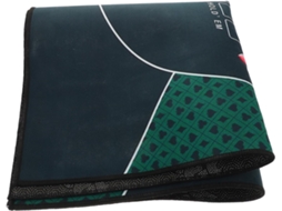 Tapete De Pôquer Retangular De Tecido Verde Para Jogos De Cartas