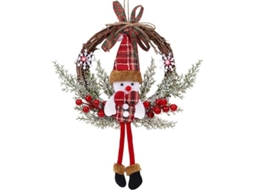Decoração de Natal, 35 Cm, Guirlanda de Vime, Parede, Festas Casamento, Ergonômico, Uso Diário STELASPLEN