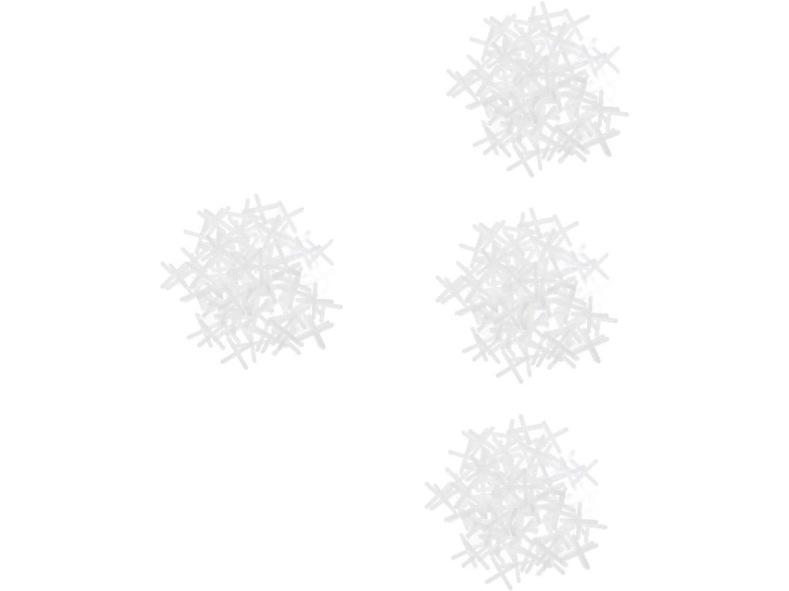 Conjunto de 4 Espaçadores Niveladores para Azulejos Cerâmicos de 2 Mm, 2000 Peças X 4 SFUSHOS