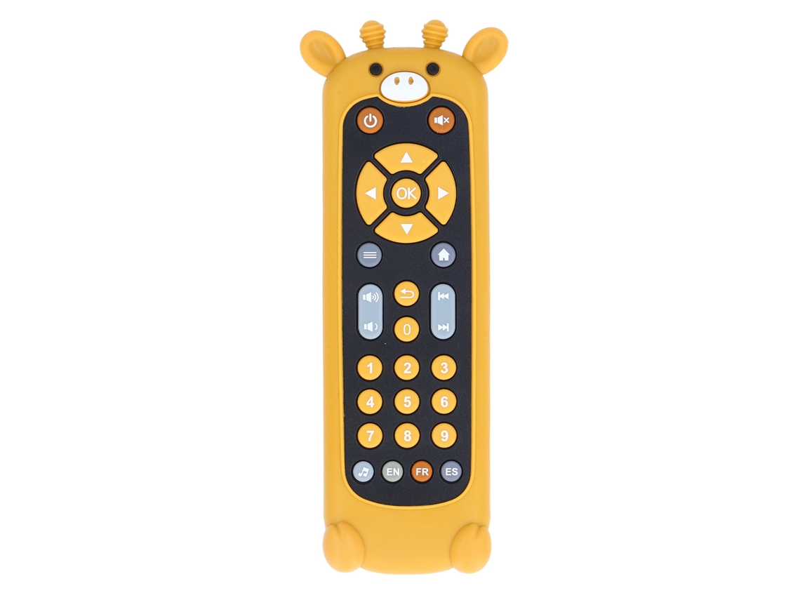 Mali brinquedo Controle Remoto Infantil Simulação Educativo Musical com Capa Silicone Girafa