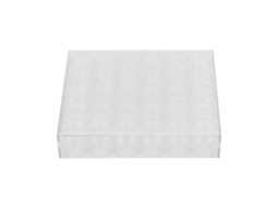 Caixa organizadora para decorações de unhas com 30 compartimentos, ideal para guardar pedrinhas e ferramentas de manicure.