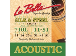 La Bella Conjunto de Cordas Acústico Leve 011014023031041051