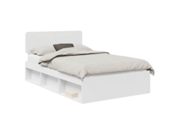 Estrutura da Cama com Cabeceira Branco 120 X 200 Cm MAISON EXCLUSIVE