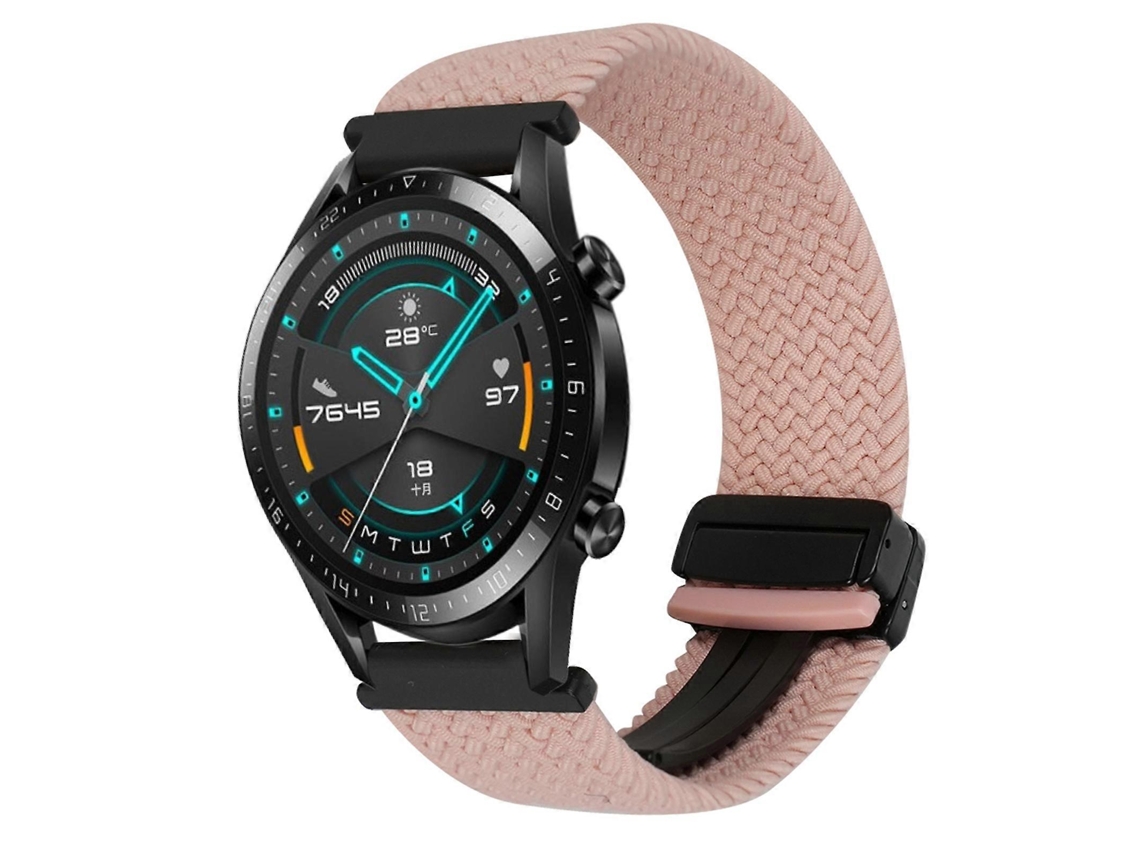 Pulseira Trançada Com Fecho Magnético Para Huawei Watch Gt 2 42mm 20mm