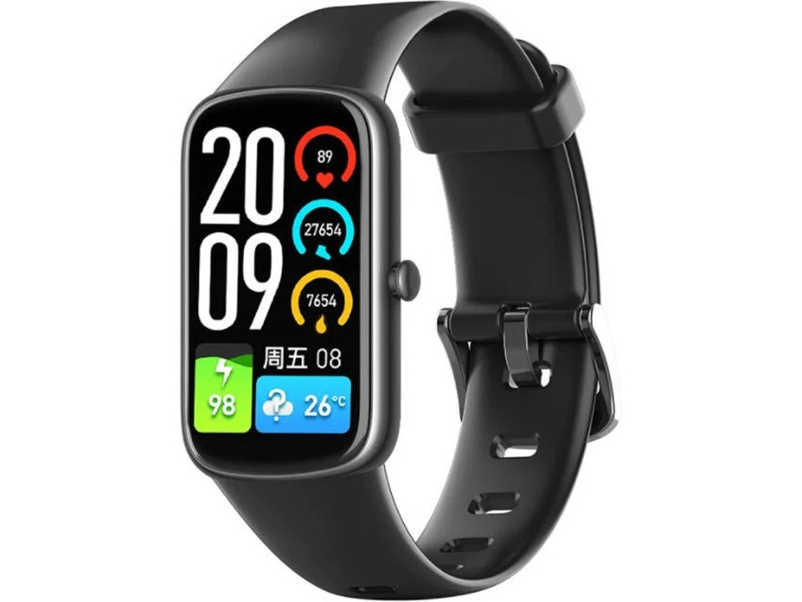 Relógio inteligente resistente à água com tela sensível ao toque, rastreador de atividades, fitness, monitor de sono e frequência cardíaca Bestvite (preto)