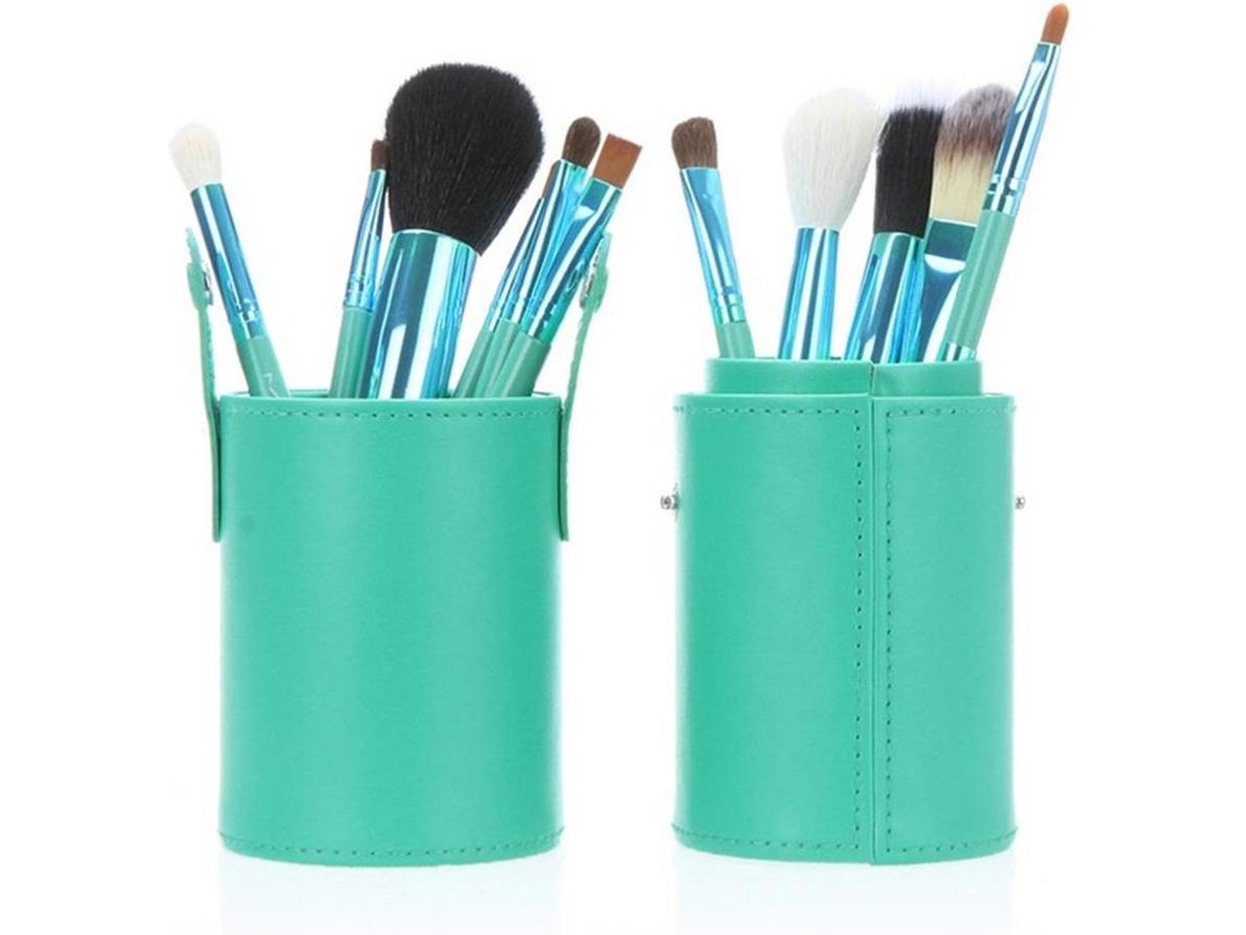 Kit de Pincéis para Maquilhagem WJS 840079112330 (12 Un - Verde)